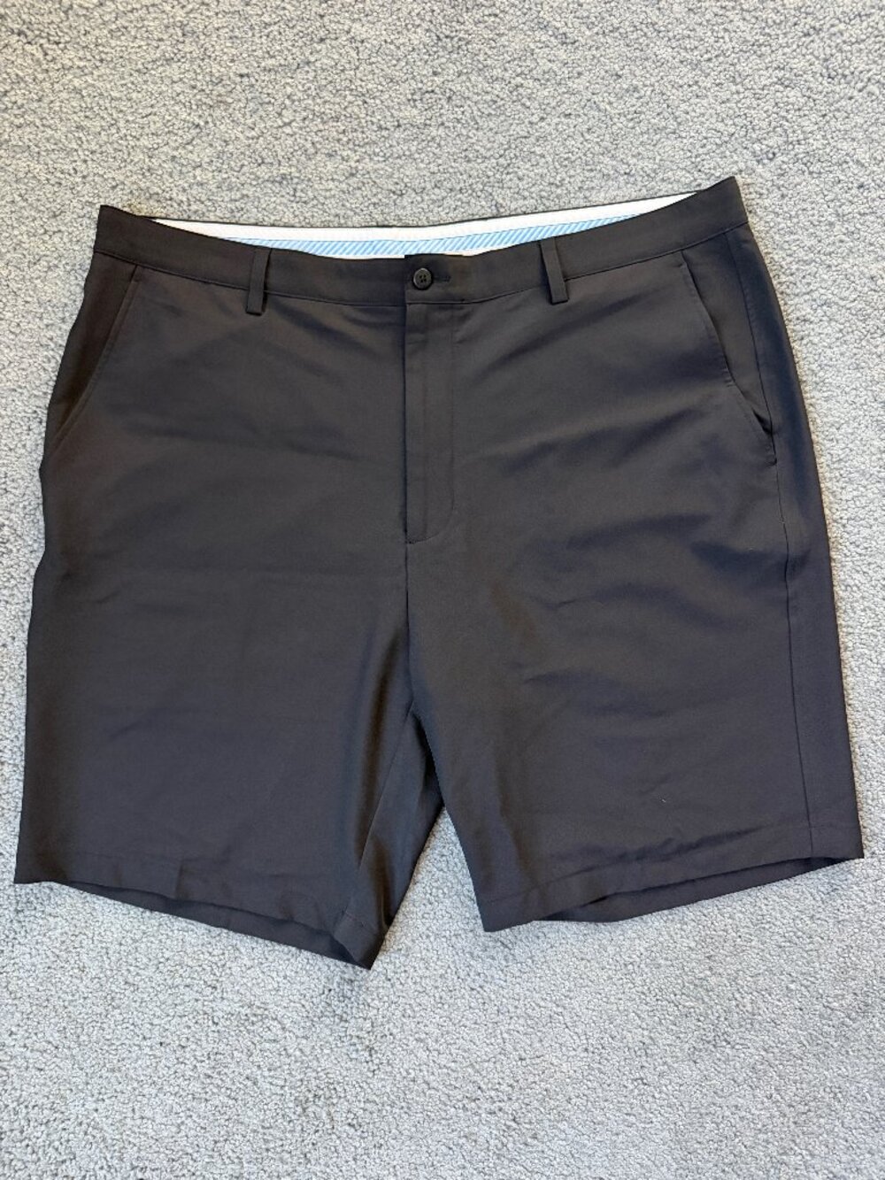 FootJoy FJ Performance Golf Shorts Black Mens Size 42 Flat Front Stretch - EUC